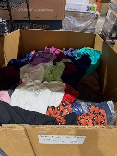 Free People apparel pallets