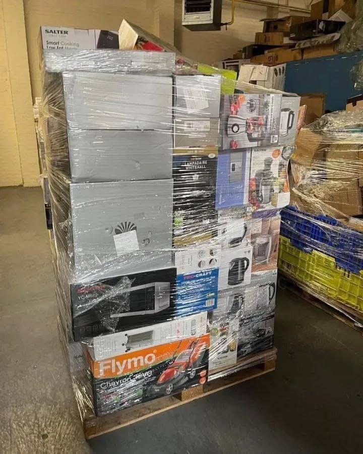 home appliances liquidation pallets